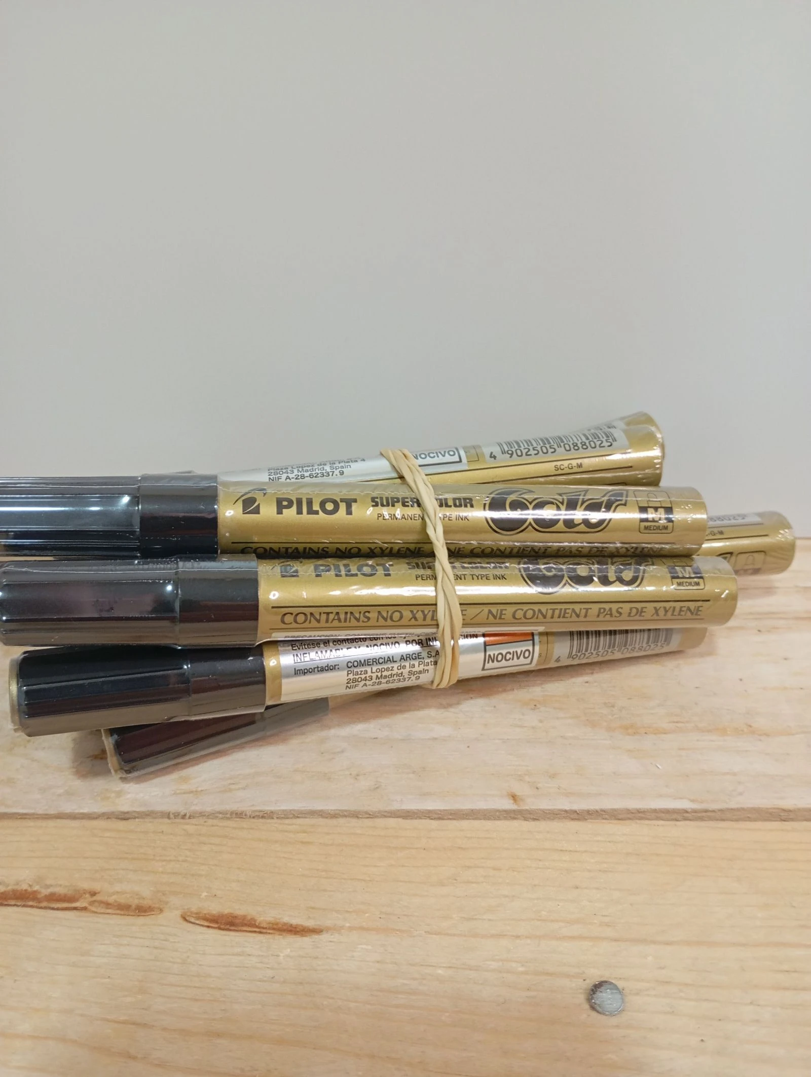 Rotuladores Pilot Gold M. Pack de 8

